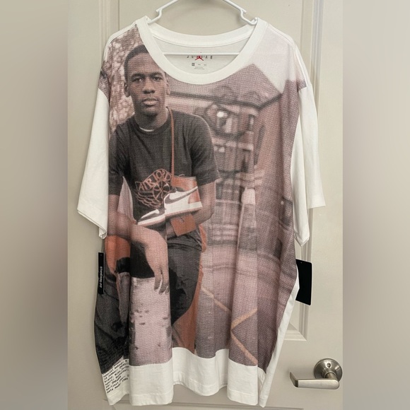 Jordan Other - •NWT•RARE Air Jordan Lost & Found Nike Air Jordan 1st Photo Shoot 1984 Tee